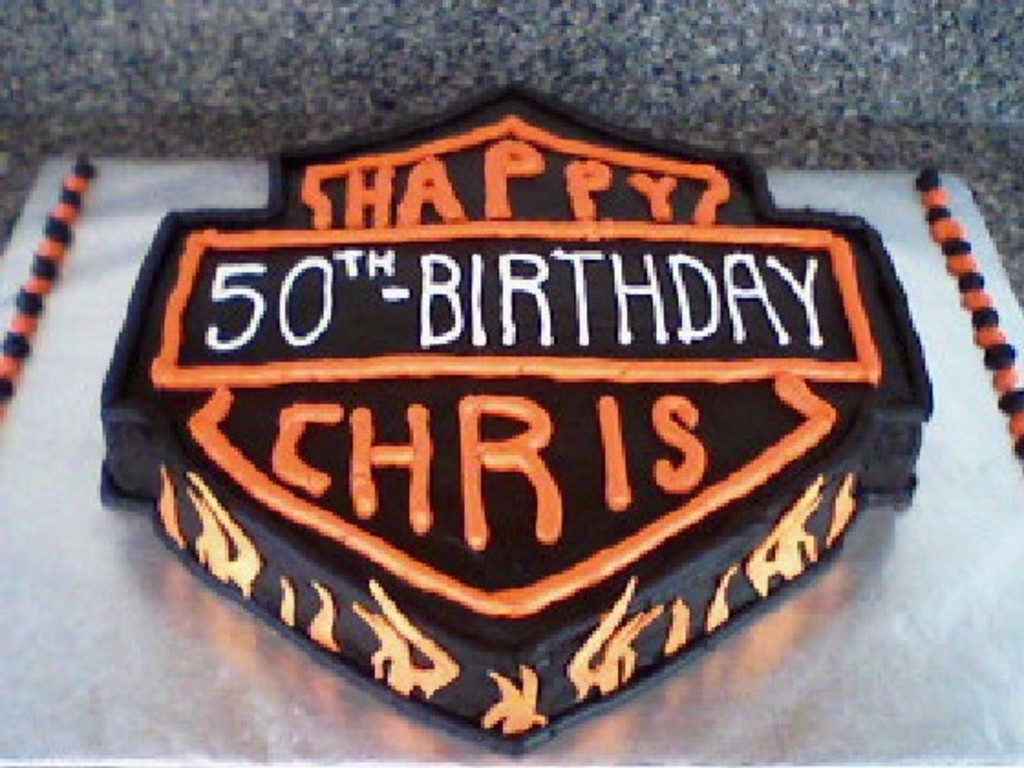 Harley Davidson Logo Cakecentral Com