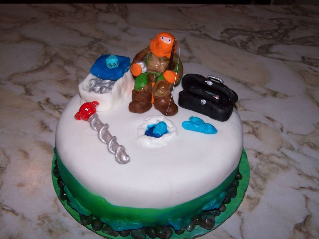 Ice Fishing Cake Cakecentral Com