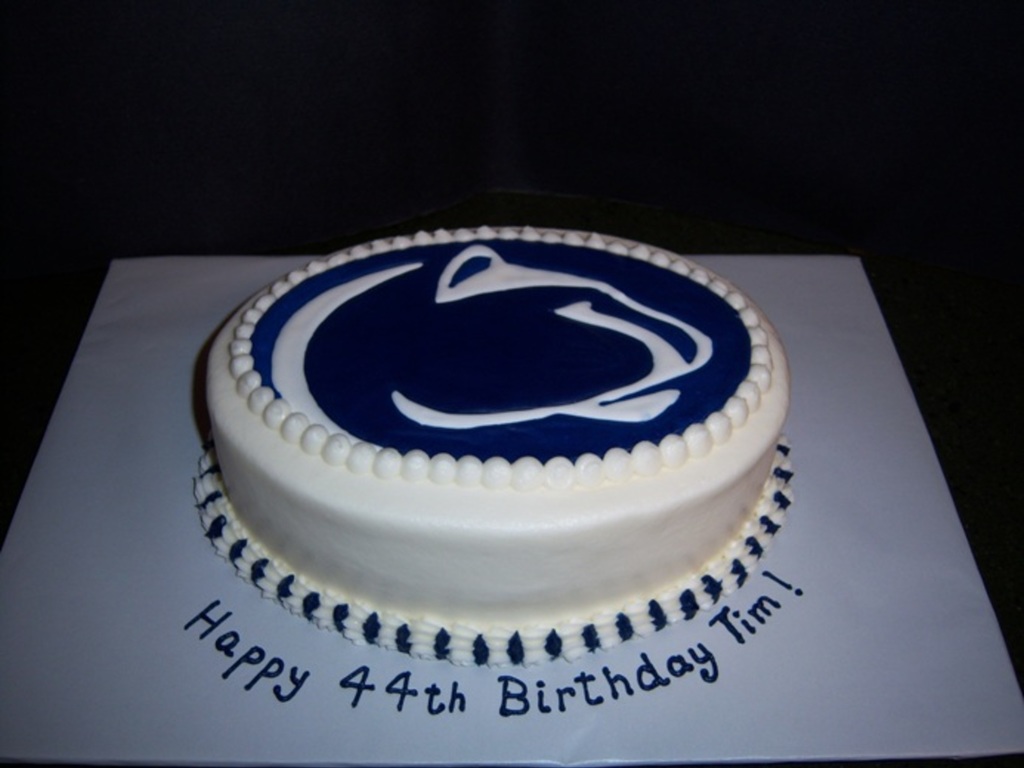 penn state theme cake
