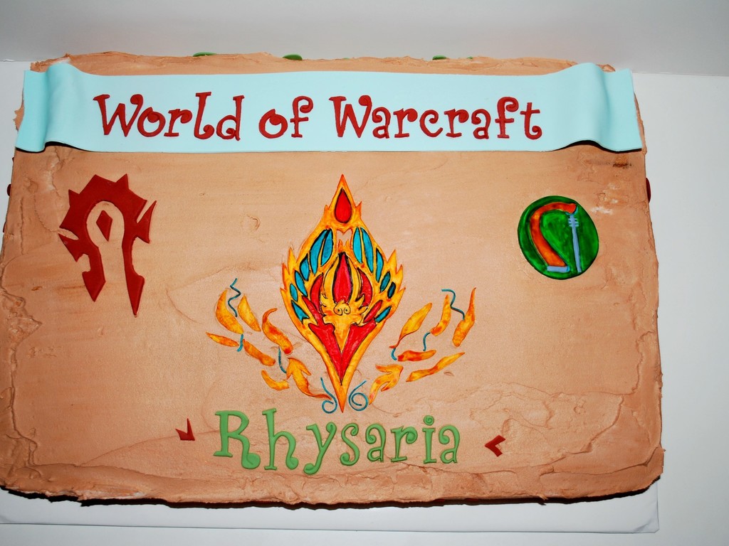 World Of Warcraft Birthday Cake Cakecentral Com World Of Warcraft Birthday Cake Cakecentral Com
