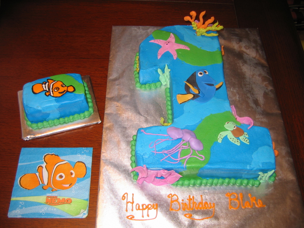 Finding Nemo 1st Birthday Cakecentral Com