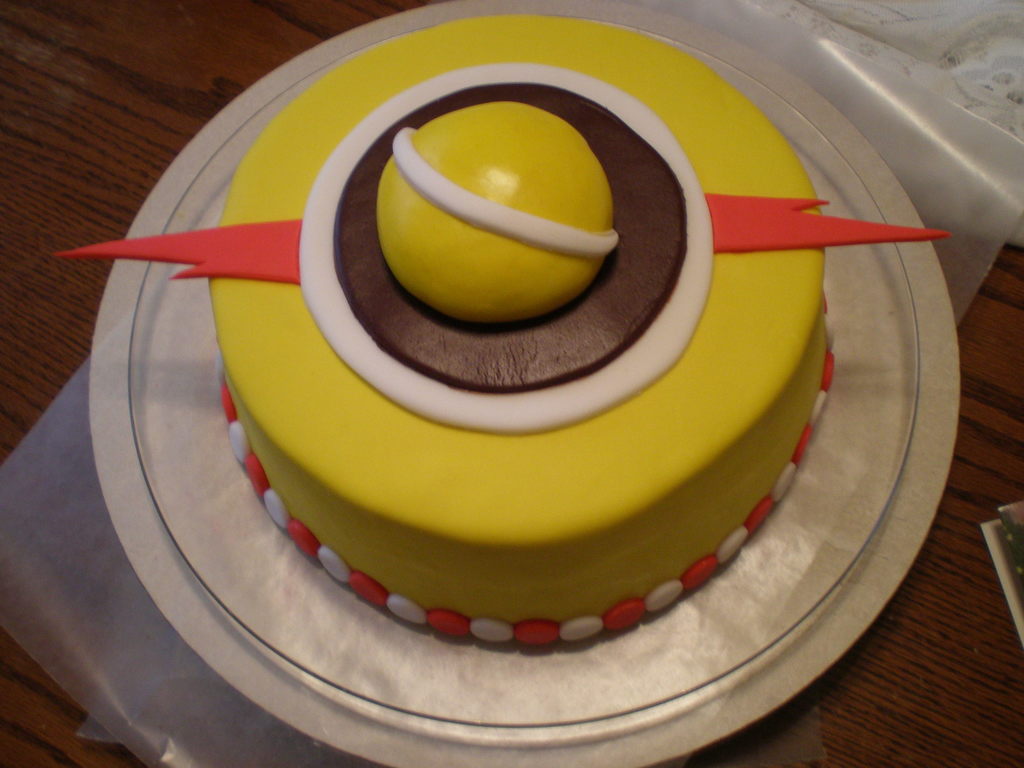 Cousin S Flash Gordon Birthday Cake Cakecentral Com