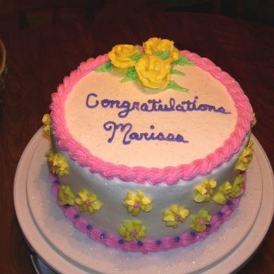 graduation cake decorating photos