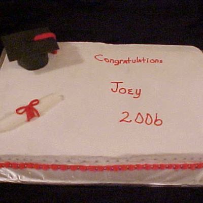 graduation cap cake decorating