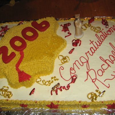 graduation cap cake decorating