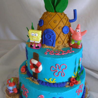 Fondant Spongebob Cake Decorating Photos