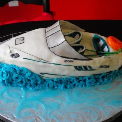 Boat Cake Decorating Photos
