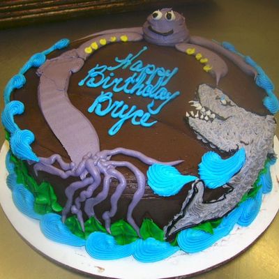 Sea Creatures Cake Decorating Photos
