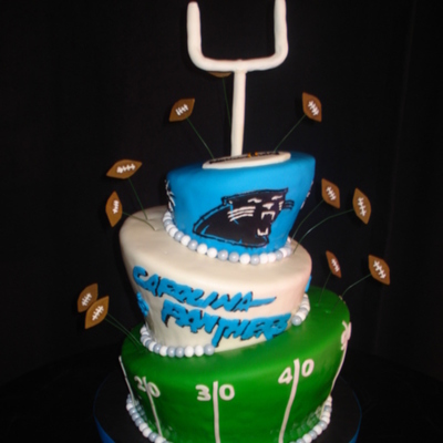 How To Make A Carolina Panthers Cake How To Make A Carolina Panthers Cake
