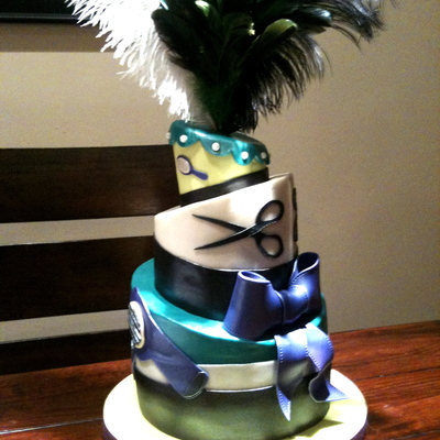 Peacock Cake Decorating Photos