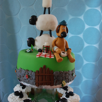 Sheep Cake Decorating Photos