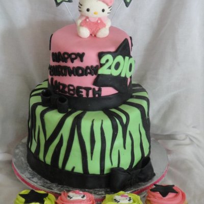 neon cake decorating photos
