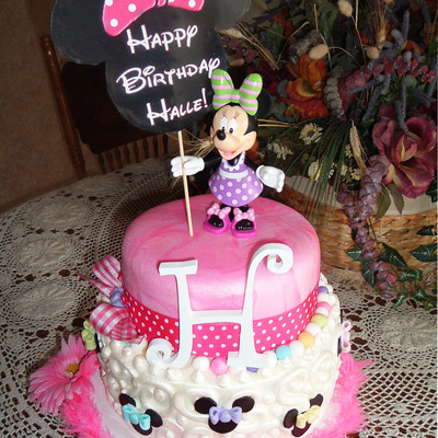 Minnie Mouse Cake Decorating Photos