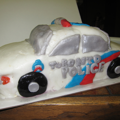 Police Car Cake Decorating Photos