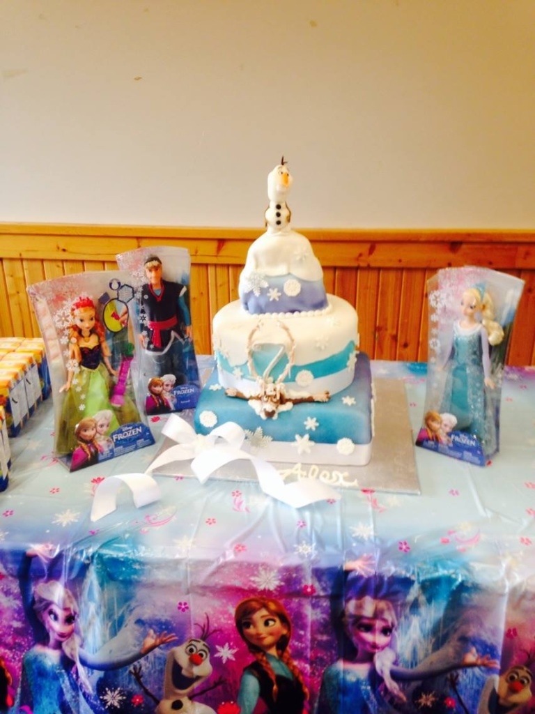 Frozen Theme Cake CakeCentral Com 100x100 484513v2Ez Frozen Theme Cake