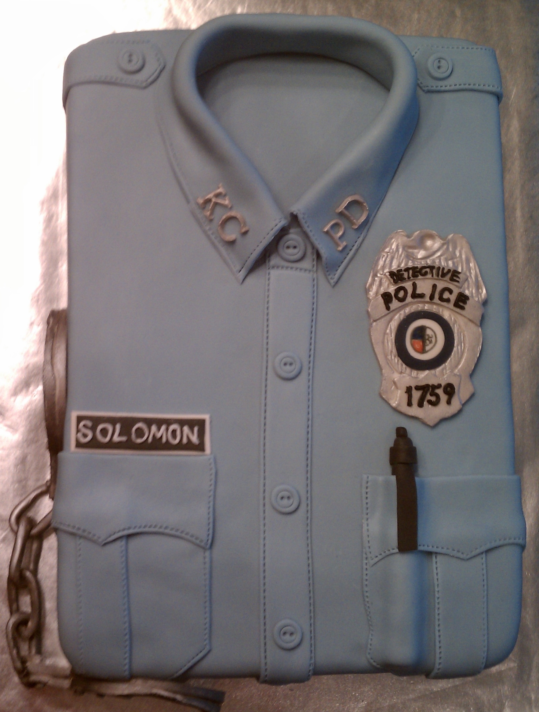 Police Uniform Cake