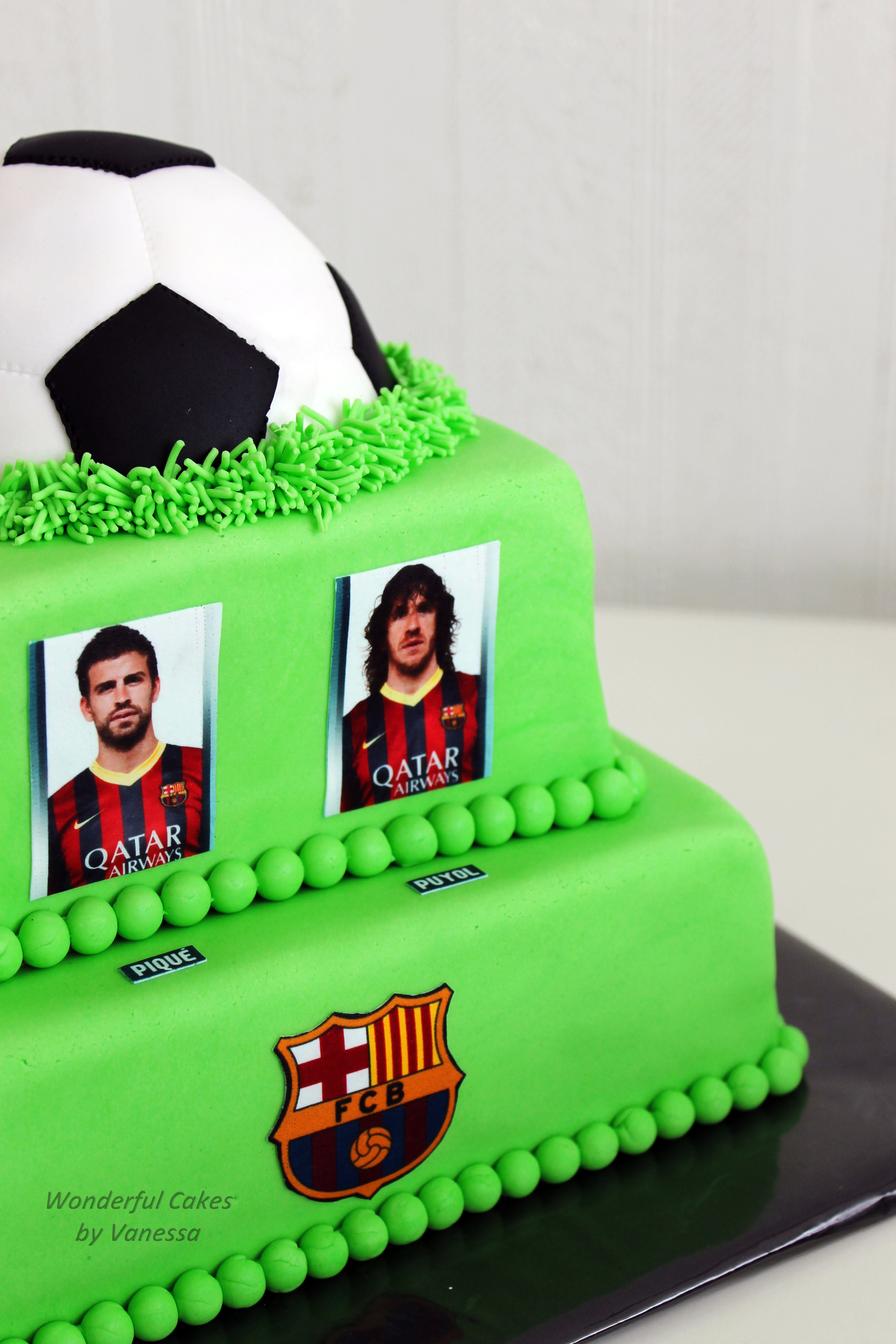 Soccer Cake Fc Barcelona