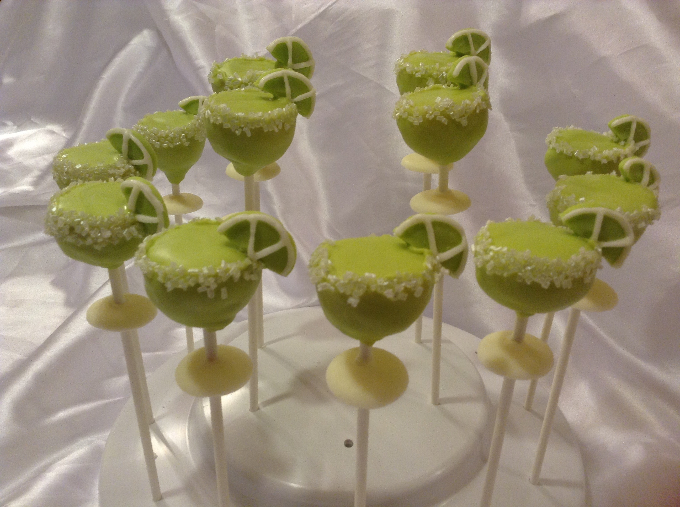 Margarita Cake Pops