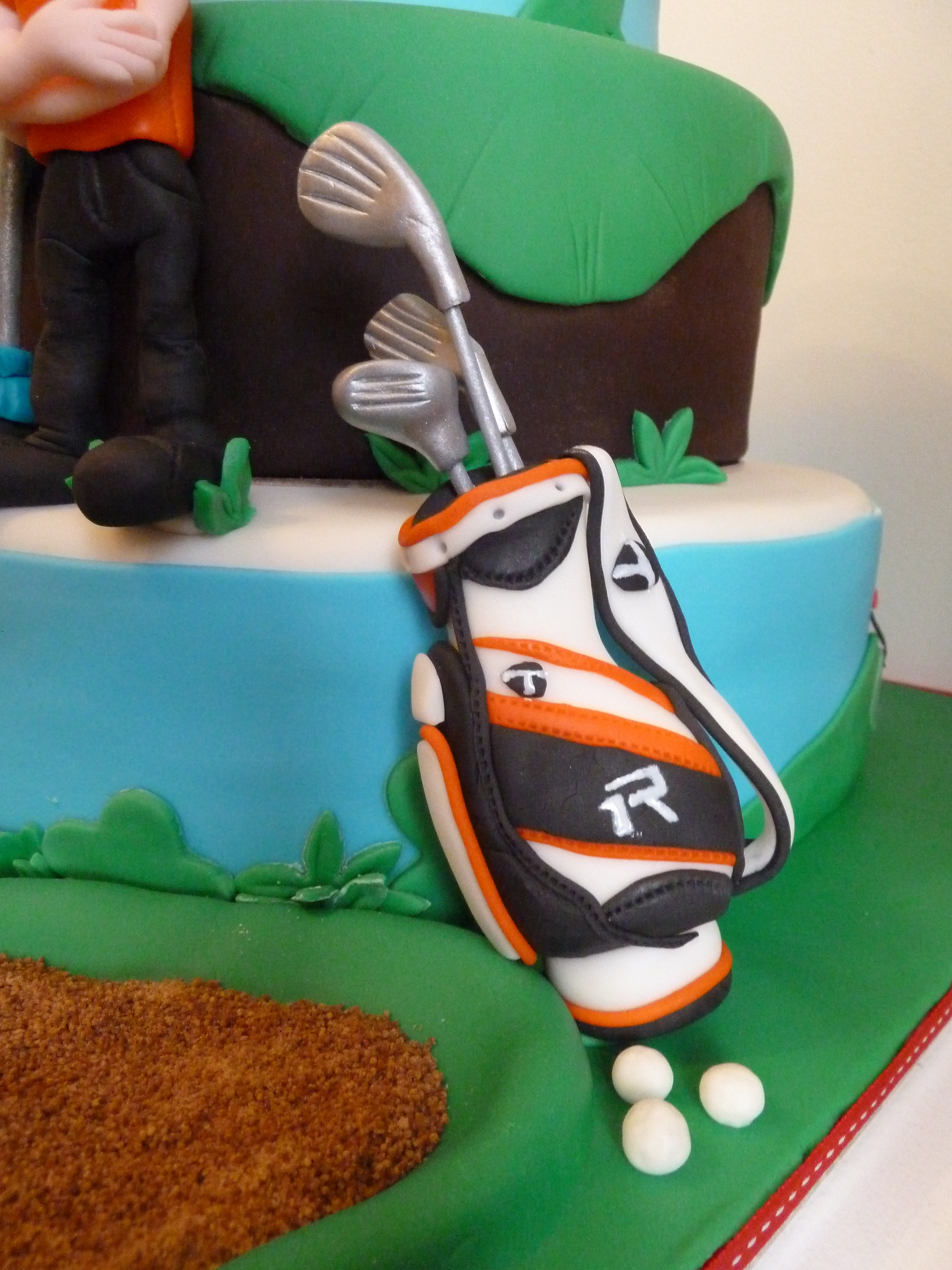 Golf Themed Birthday Cake Inspiration From Andrea Sullivan