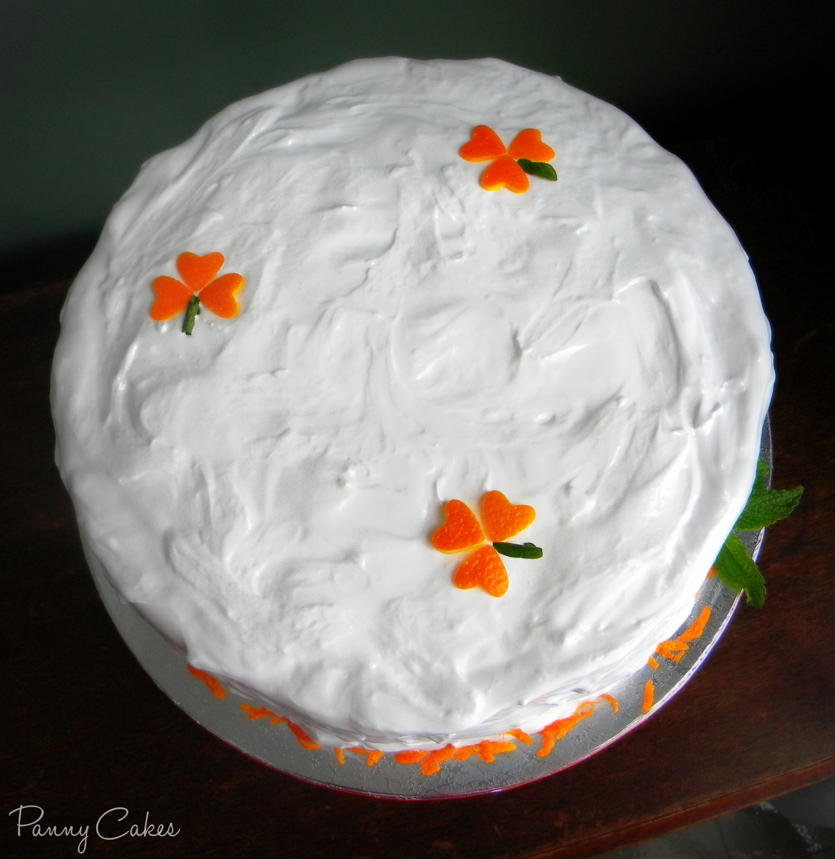 My Moms Beloved Orange Birthday Cake As She Always Had Growing Up With
