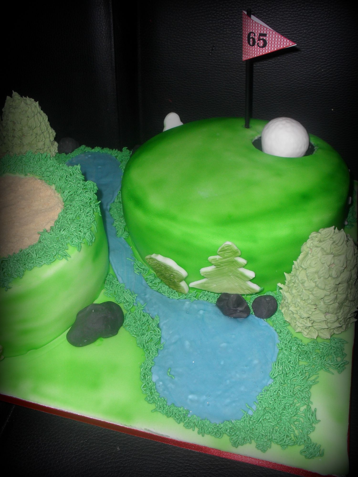 Golf Course Novelty Cake