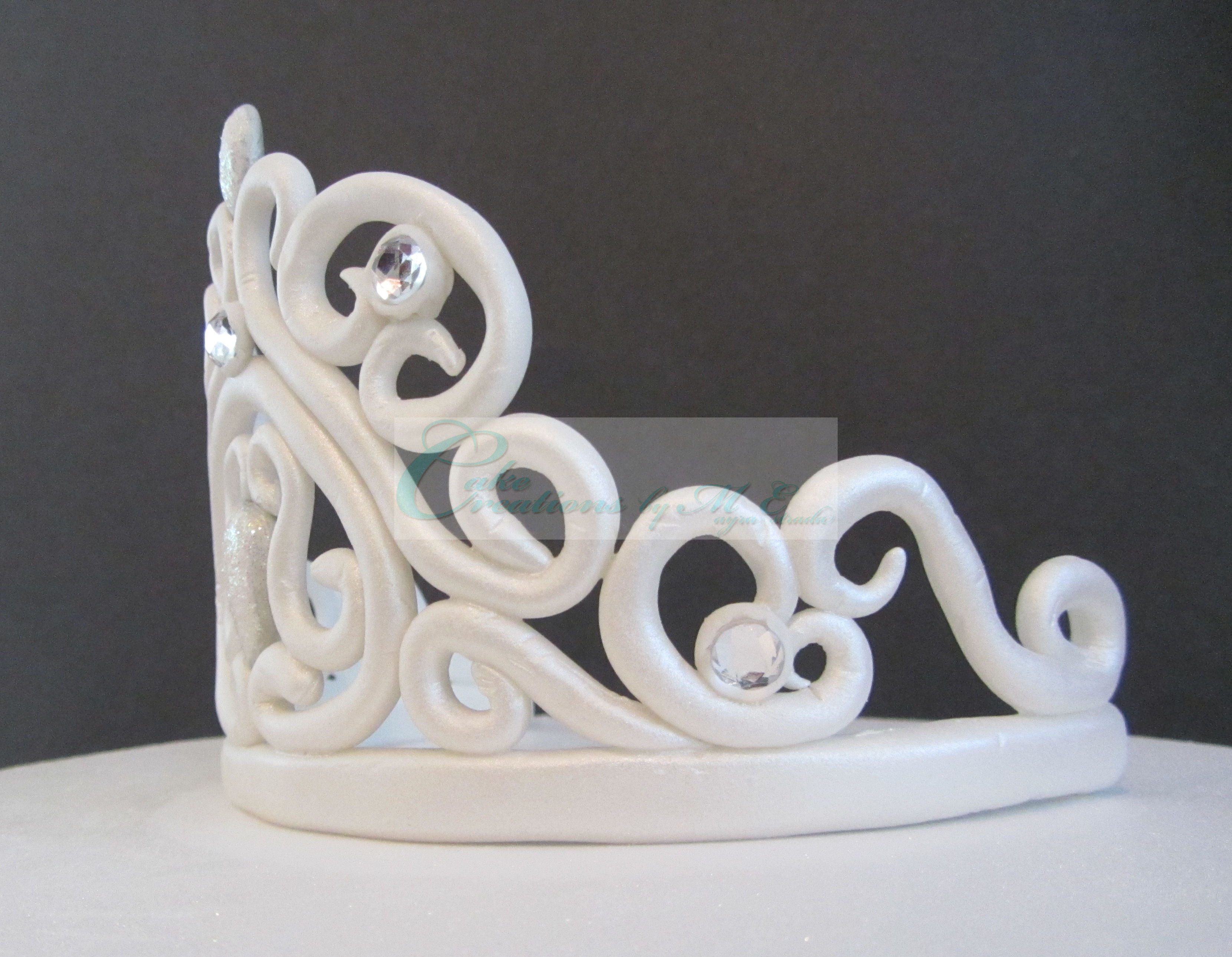 Crown Cake Topper Tutorial Crown Cake Topper Tutorial