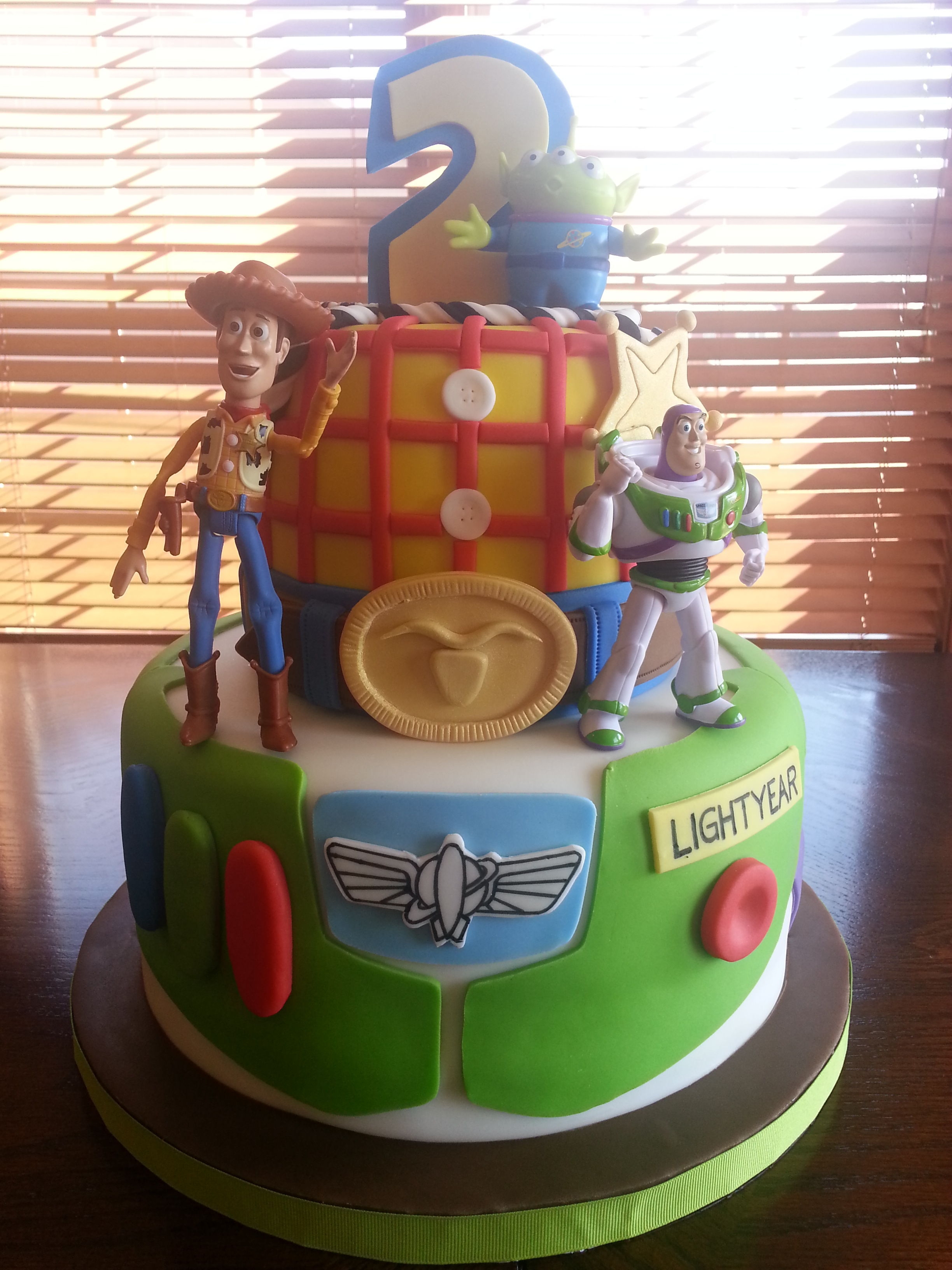 Toy Story Cake Woodybuzz Lightyear Cake