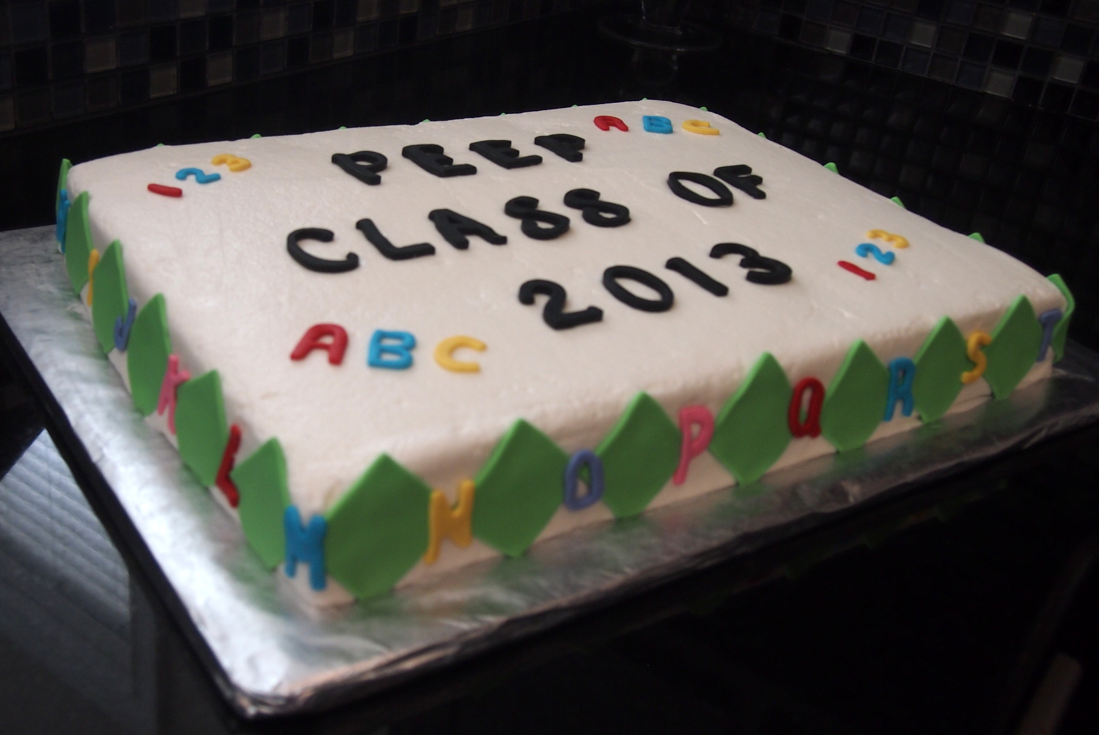 Preschool Graduation Cake - CakeCentral.com