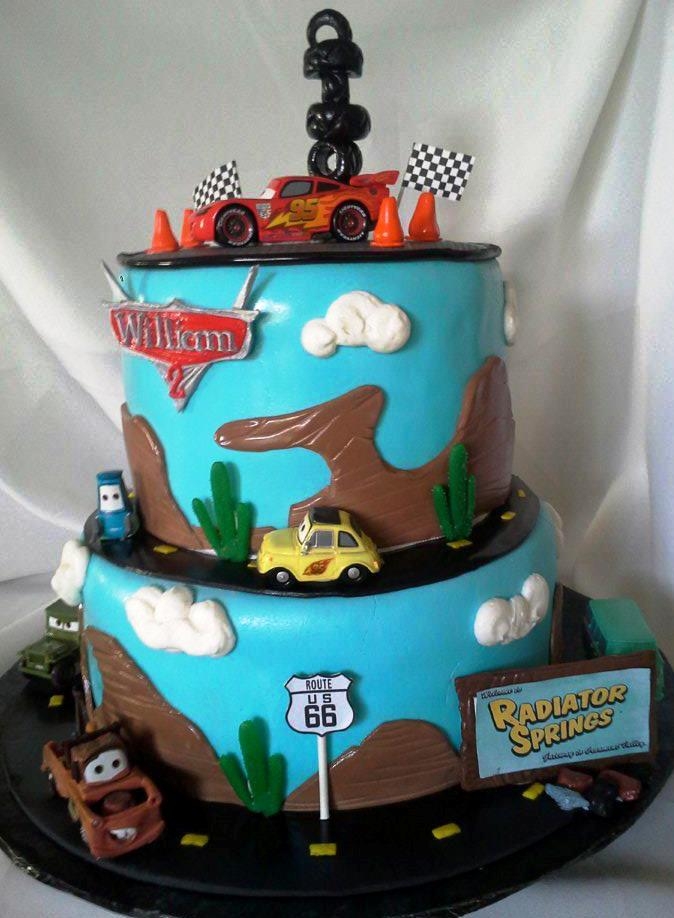 Cars Theme Cake Lt3 Cars Theme Cake Lt3