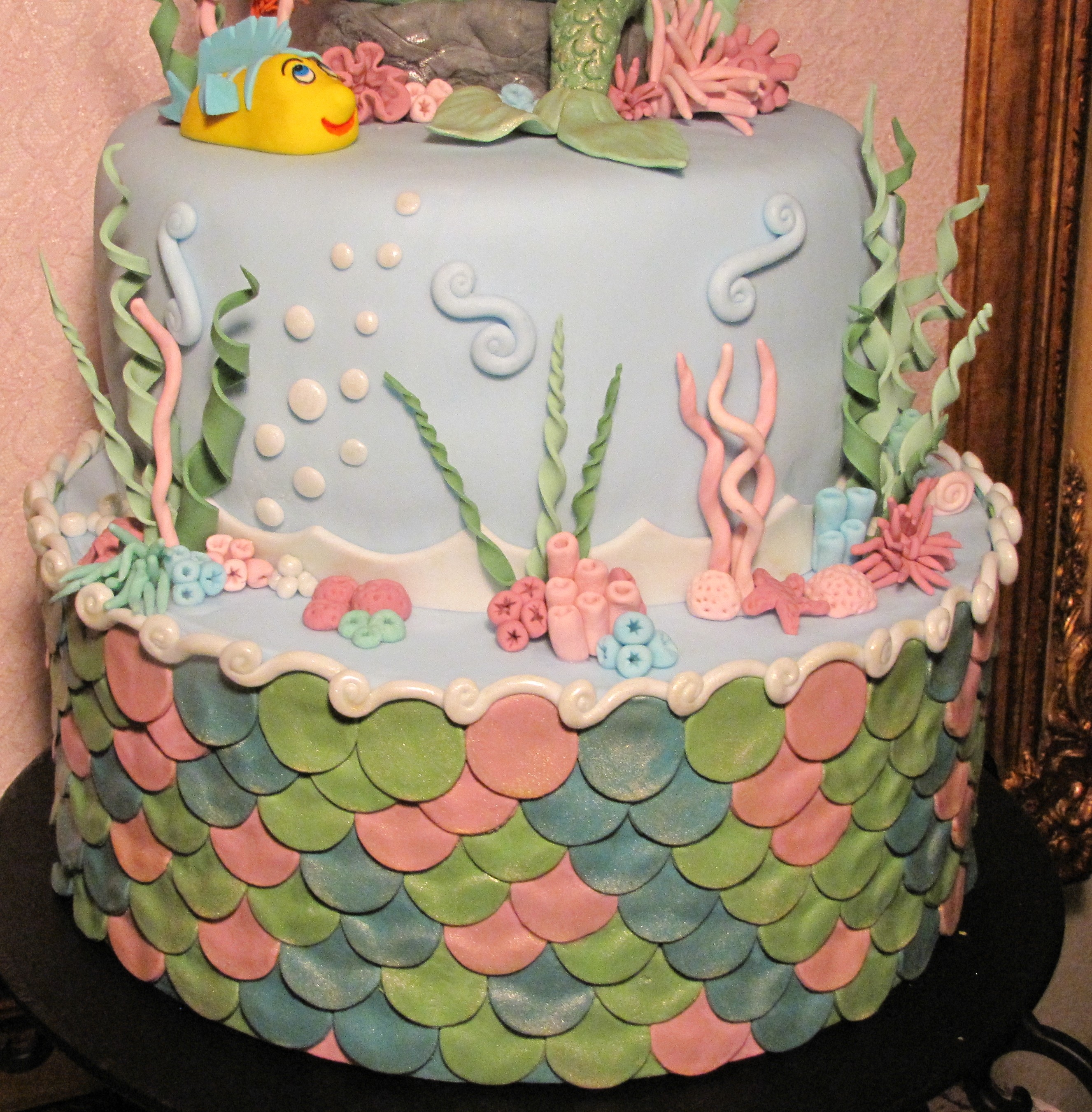 Ariel Little Mermaid Cake