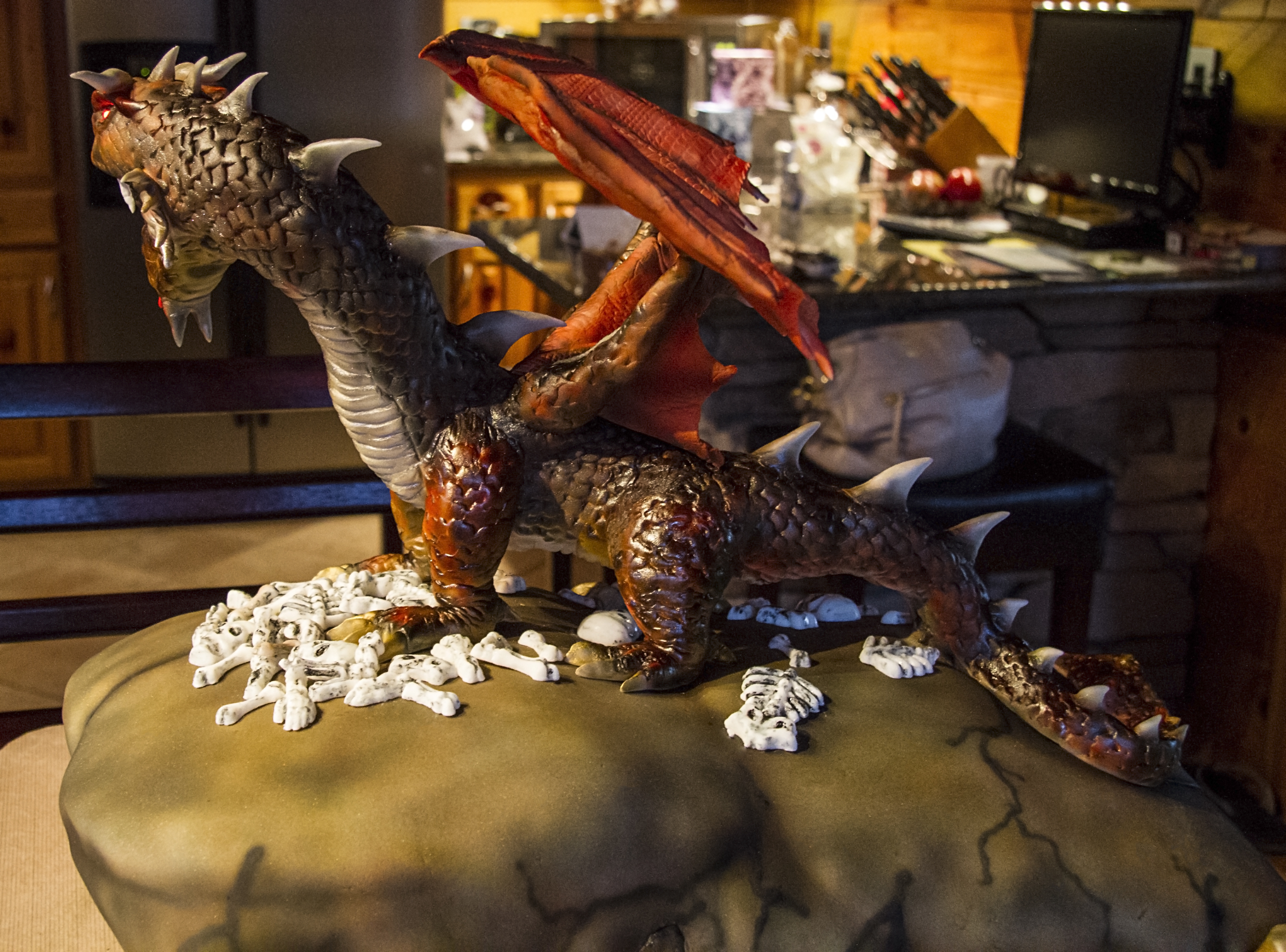 Halloween Dragon Cake!