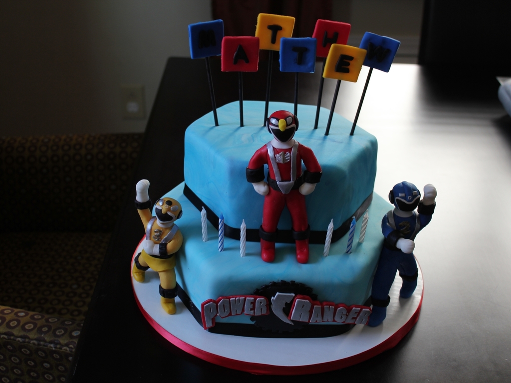 Multi Power Ranger Cake Cakecentral Com