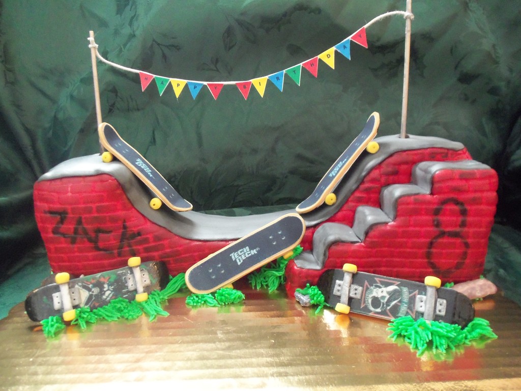 tech deck cakes