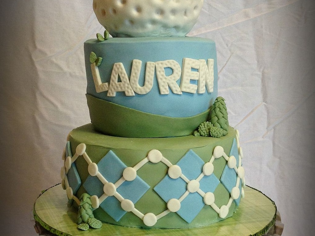 This Cake Was Made For My Daughters Mini Golf Birthday Party This Is