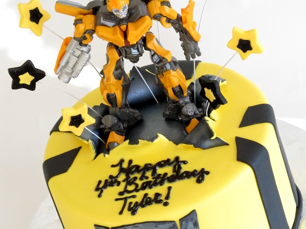 transformers bumblebee cake cakecentral