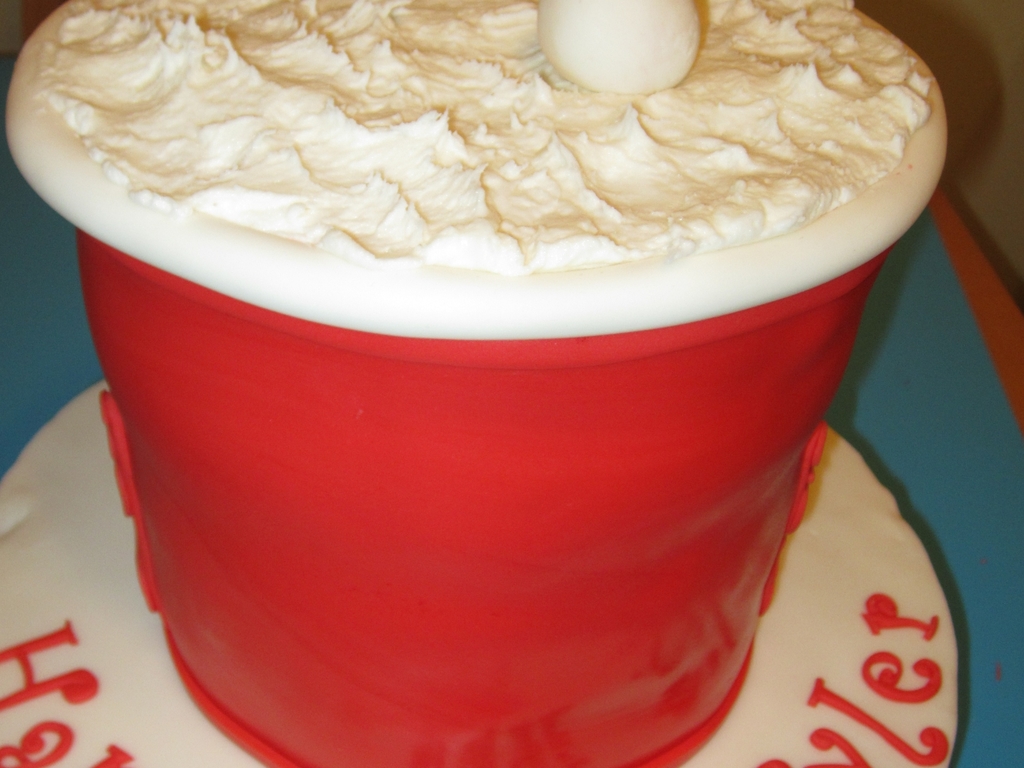 Red Solo Cup Birthday Cake Cakecentral Com