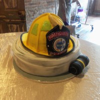Grooms Cake For A Dfw Firefighter That Married In Springfield All Of The Helmet Is Cake Covered In Fondant Bill And Shield Is Fondant Ref Grooms cake for a DFW Firefighter that married in Springfield. All of the helmet is cake covered in fondant, Bill and shield is fondant....