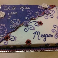 Off To College This was a cake I made for my boss's daughter who was leaving for college. I got the idea from another cake I found on Cake Central....