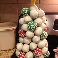 Cake Pop Christmas Tree 