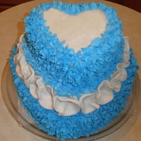 Retirement Cake For Artie... This cake is a 3 tier cake: one is chocolate, the second is red velvet and the last one is pineapple. The fillings are: chocolate pudding,...