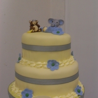 Noah's Baby Shower had the worst time with this wiltons fondant. don't think I'll use it again to cover a cake with. Normally use satin ice.