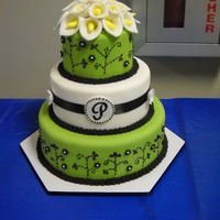 Calla Lilies This was a wedding entry in the 2011 Icing on the Cake competition in Shreveport. It came in 3rd place.