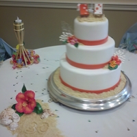 Retirement/ Anniversary I made this cake for a couple going on a beach vacation to celebrate their anniversary.