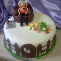 Farmer's Cake Cake done for a farmer