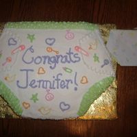 Diaper ALL BC MADE TO MATCH INVIT IN PIC. BABY IS GIRL BUT MOM HATED PINK2 LAYER 9X13 CUT TO SHAPE