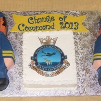 Air Cadet Officers I used the "Wilton graduate" cake pan for the Commanding Officers and had to alter the shape in order to use with the uniform (...
