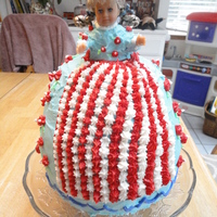 American Girl Doll American girl doll Kirsten birthday cake for my daughter's 8th brithday