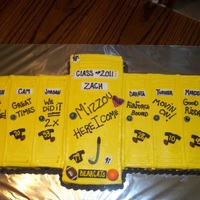 Graduation Locker Cake