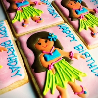 Hula Girl NFSC with royal icing. TFL!!!