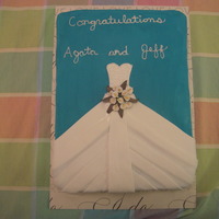 Tiffany's Bridal Shower This is a double layer vanilla butter cake and double chocolate cake. The bride wanted a cake to match her Tiffany's blue theme. The...